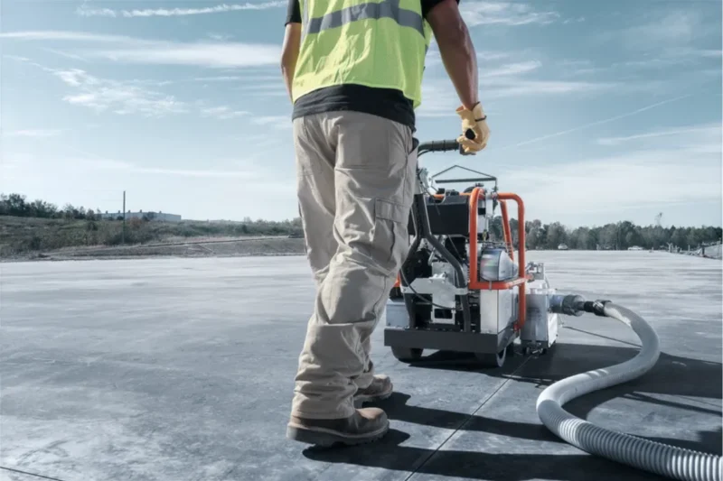 Przecinarka jezdna do świeżego betonu Husqvarna Soff-Cut 150