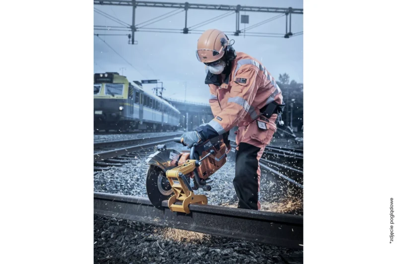Przecinarka spalinowa ręczna do szyn Husqvarna K 1270 Rail 350mm + zacisk RA 10