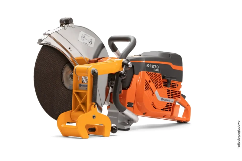 Przecinarka spalinowa ręczna do szyn Husqvarna K 1270 Rail 350mm + zacisk RA 10