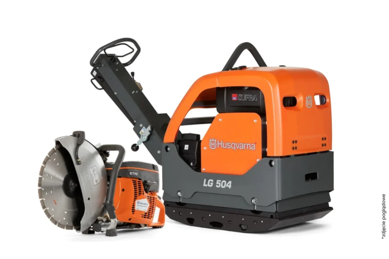 Zagęszczarka dwukierunkowa Husqvarna LG 504 + Gratis Przecinarka ręczna K 770