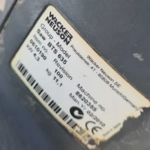 Piła Przecinarka Wacker Neuson BTS 635