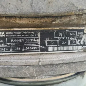 Zagęszczarka stopowa skoczek Wacker Neuson BS 60-2