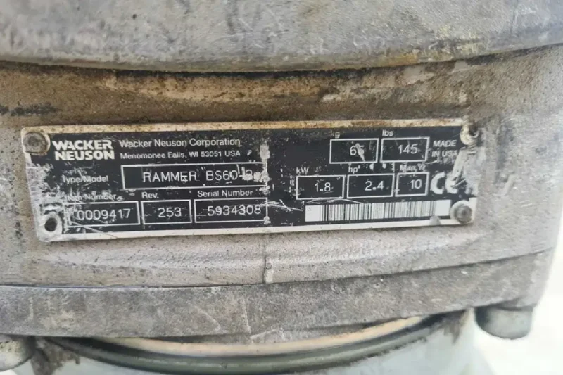 Zagęszczarka stopowa skoczek Wacker Neuson BS 60-2
