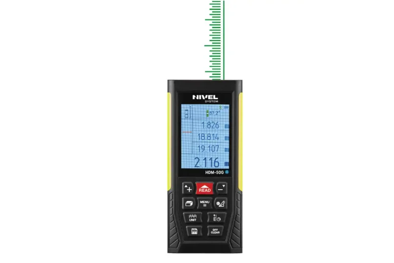 Dalmierz laserowy HDM-50G NIVEL SYSTEM z Bluetooth 50m