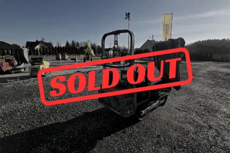 Wozidło budowlane gąsienicowe obrotowe