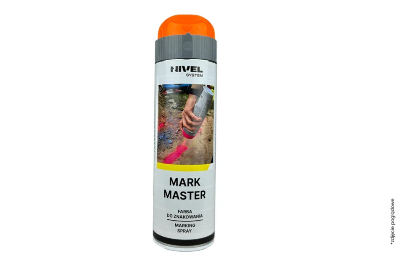 Farba w sprayu MARK MASTER od Nivel System - kolor pomarańczowy