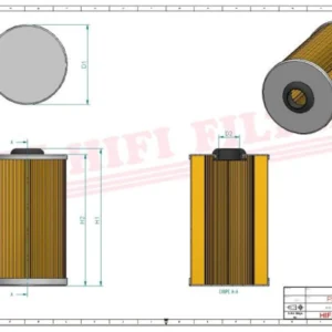 Filtr powietrza Hifi Filter SA 12450
