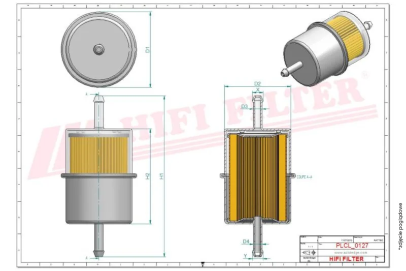 Filtr paliwa SN70232