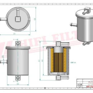 Filtr paliwa Hifi Filter SN 80008