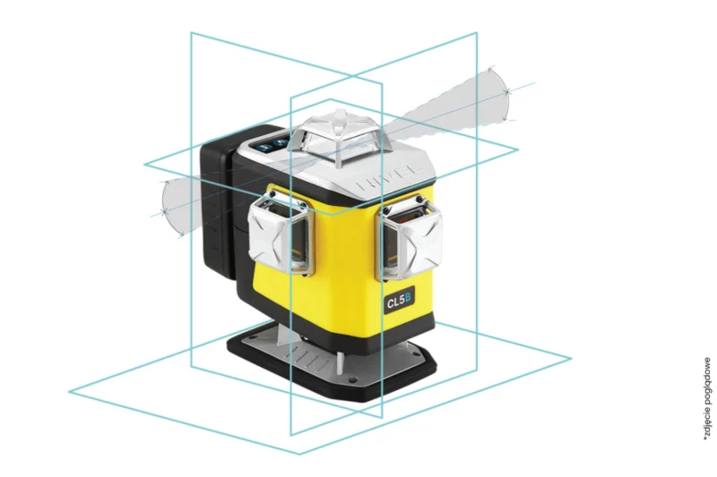 Laser krzyżowy CL5B NIVEL SYSTEM z niebieską wiązką