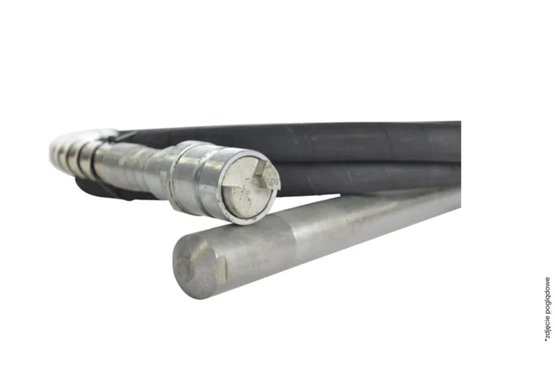 Buława wibracyjna 25 mm + wałek giętki 6 m Beton Trowel BTRP25