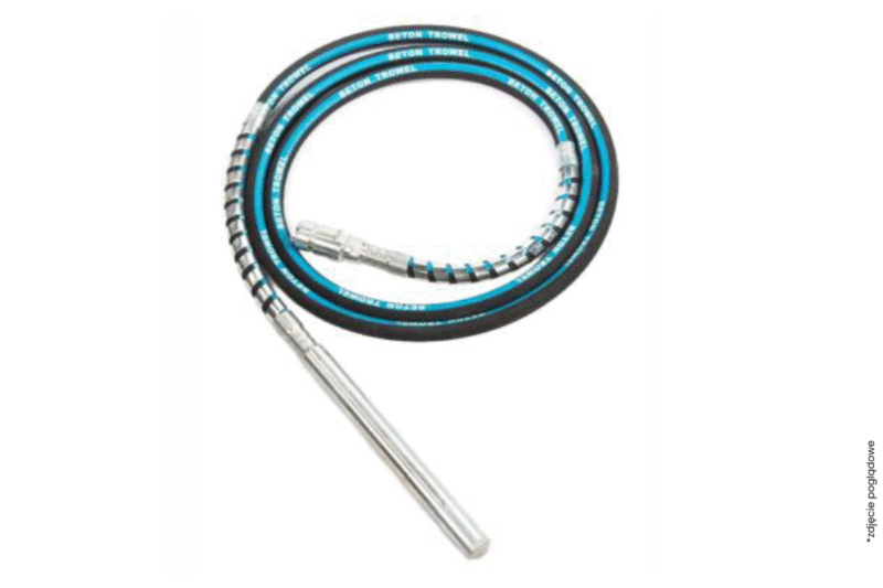 Buława wibracyjna 60 mm + wałek giętki 12m Beton Trowel BTRP60/12
