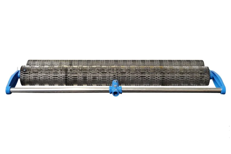 Wałek dwurolkowy siatkowy do ryflowania betonu BETON TROWEL BT36RTC 90cm + 3 uchwyty x 1,8m