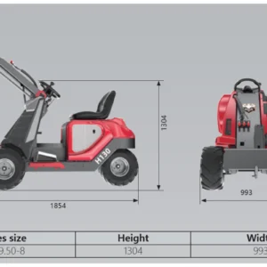 Mini Ładowarka kołowa HERACLES H130