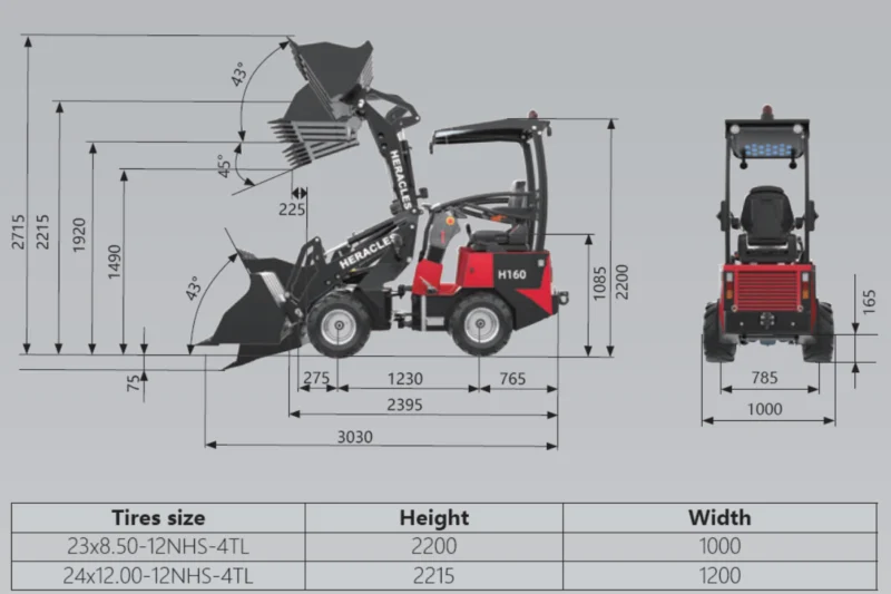 Ładowarka kołowa HERACLES H160