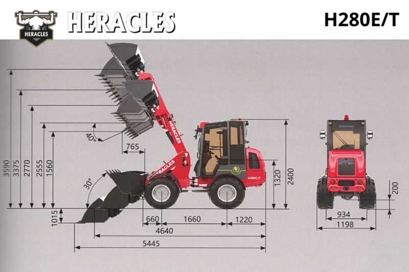 Ładowarka elektryczna teleskopowa HERACLES H280ET