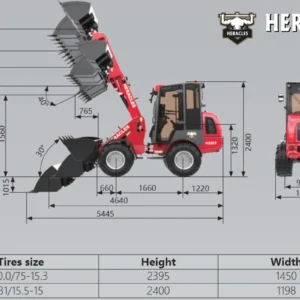 Ładowarka teleskopowa kołowa HERACLES H280T Yanmar 25KM