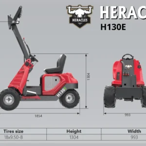 Mini Ładowarka elektryczna kołowa HERACLES H130E
