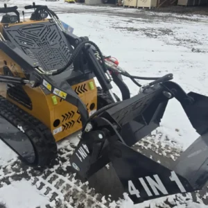 Mini ładowarka gąsienicowa INFRONT YF380 łyżka szczękowa