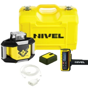 ZESTAW Niwelator laserowy NIVEL SYSTEM NL300R DIGITAL + czujnik laserowy + statyw SJJ1 + łata LS-24