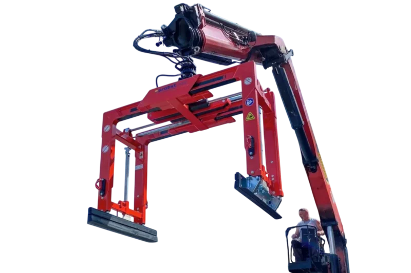 Chwytak hydrauliczny Probst AKZ-UNI-H | 1900 kg, 370-1370 mm
