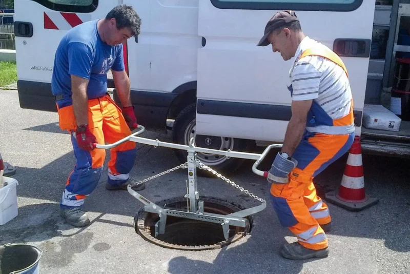 Chwytak do ram studziennych Probst SRZ-M | naprawy, 150 kg